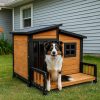 Large Outdoor Indoor Wooden Dog House
